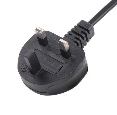 Cable di alimentazione per PC UK, 2 pin 13A 250V Corde di alimentazione 1.8m 2m 5m