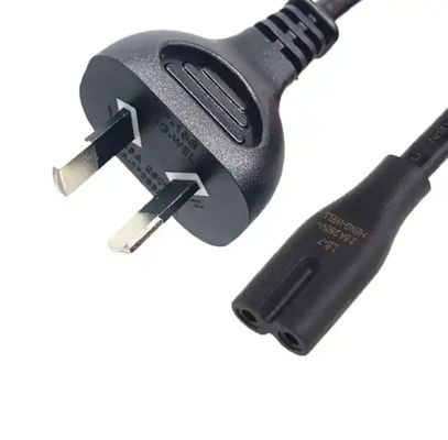 2 Pin Power Plug Australia Cavi di alimentazione Cavi di estensione Australia SAA Cavi di alimentazione