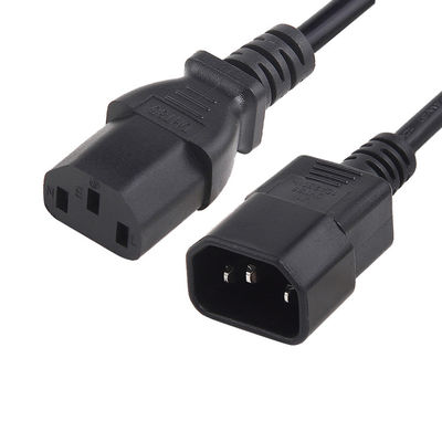 10A 125V cavo di alimentazione di estensione UL omologazione C13 C14 cavo di connettore IEC