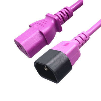 C13 C14 cavo di alimentazione di estensione VDE UL 16A 250V 3 pin plug IEC