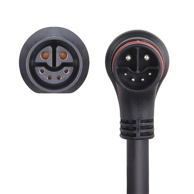 connettore per bicicletta elettrica impermeabile ISO9001 M25 2+4 pin per batteria ad alta corrente