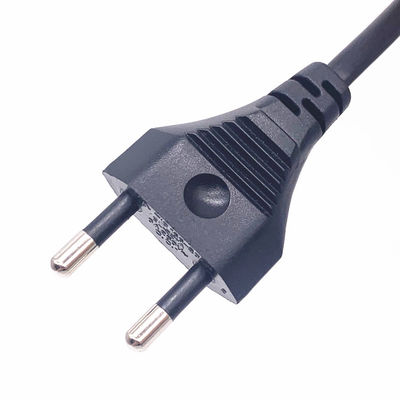 Corde di alimentazione 2 pin Thailandia, 6A 250V Corde di alimentazione CA di approvazione TISI