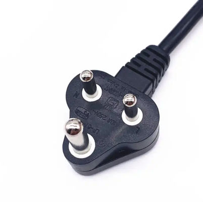 3 pin Sud Africa Corde di alimentazione, SABS 1.8m 2m 250V C13 Corde di estensione di corrente alternata