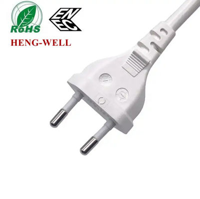 IEC C7 EU Ac Power Cord, 2.5A 250V 2 pin ENEC VDE Home Power Cable EU Plug