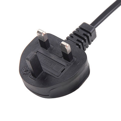 Corde di alimentazione UK personalizzate 2 pin 3A 5A 10A 13A 250V BS1363 per computer