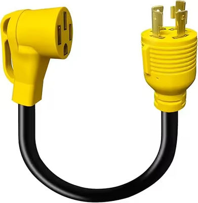 Cavo adattatore NEMA L14-30P a 14-50R per RV/EV, resistente, STW 10 AWG, SJTW, per generatori di corrente USA, casa, camper, roulotte
