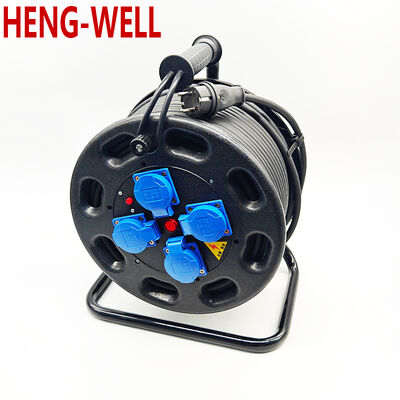 16A Rulli di cavi per l'interruttore per la protezione dalle perdite con filo 3 1.50 2.50 mmq Capacità massima 100 metri Progettato per la movimentazione dei cavi